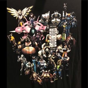 Brand New Blizzard Overwatch Character Shirt